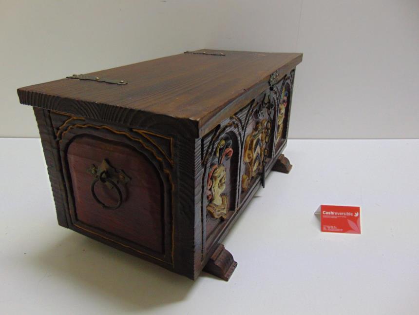 BAUL DE MADERA DECORATIVO