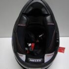 CASCO DE MOTO CARBONO NERO DECORADO BRILLO TM