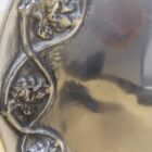 PLATO DE ESTAÑO CON SOPORTE DE 38 CM