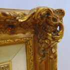 CUADRO AL OLEO PASTORA CON REBAÑO