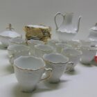 JUEGO DE CAFE COMPLETO 12 SERVICIOS DE PORCELANA NUEVO *