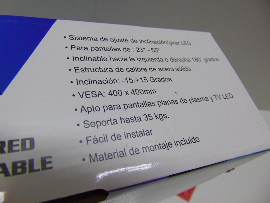 SOPORTE TV 180º 23/55' A ESTRENAR