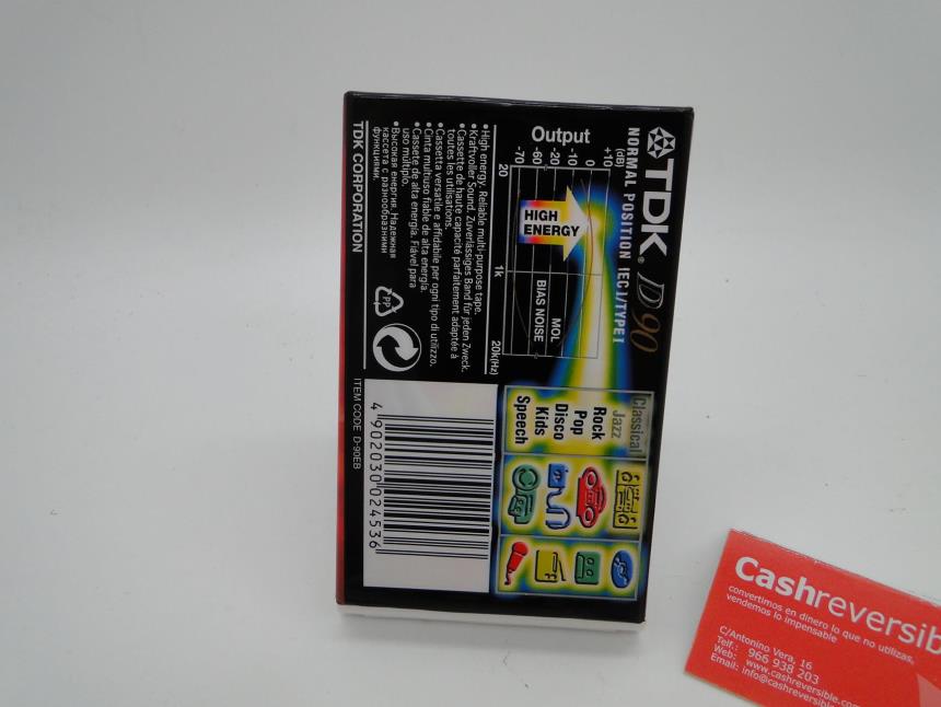 CINTA DE CASETTE NUEVA