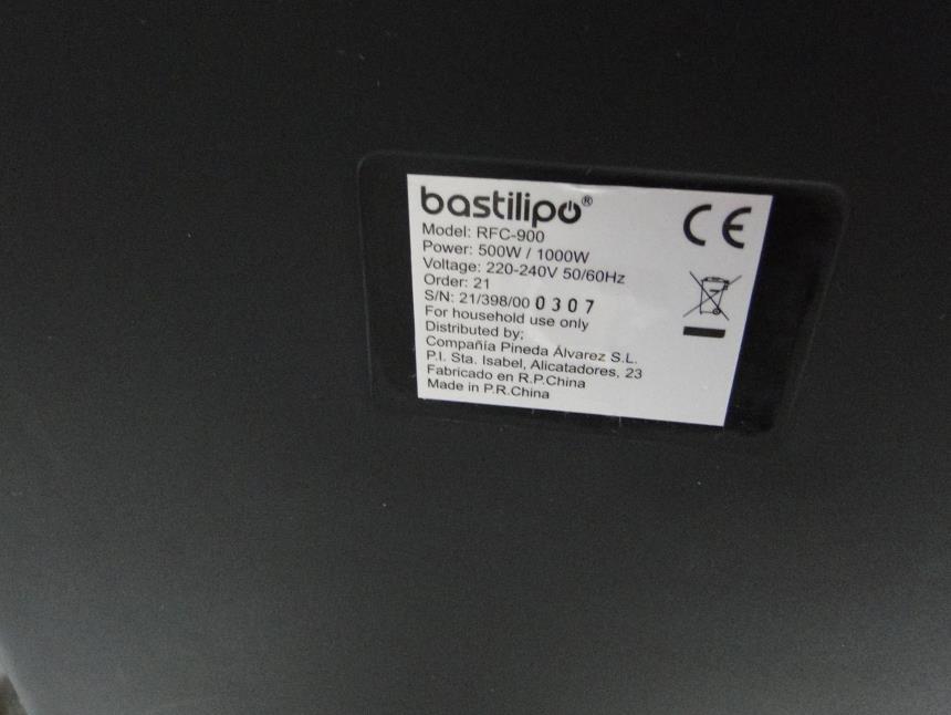 ESTUFA DE CARBONO CON CAJA