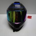 CASCO DE MOTO CARBONO NERO DECORADO BRILLO TM