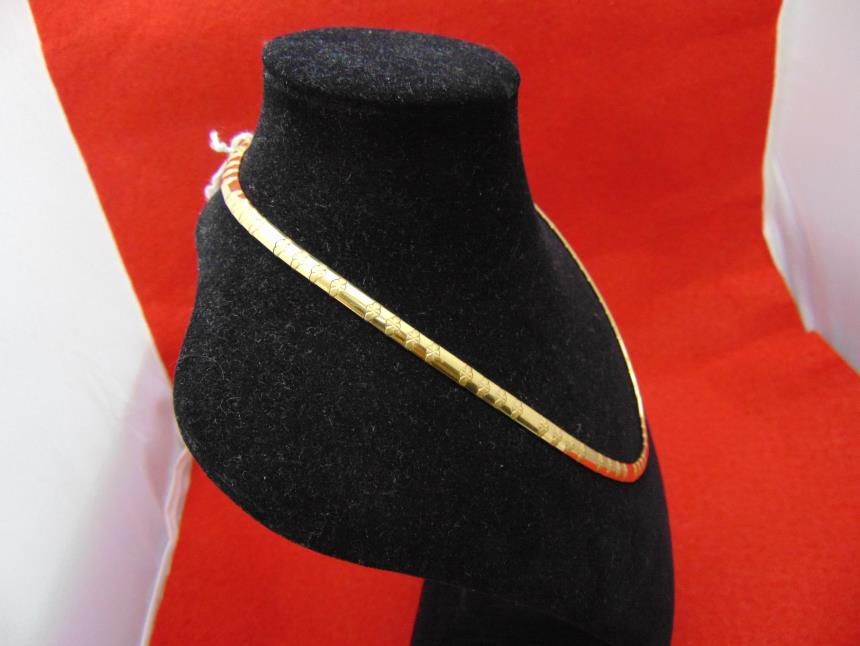 CADENA PLANA DE ORO DE 18 K