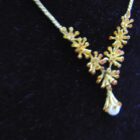 CADENA DE ORO DE18 K CON PIEDRAS