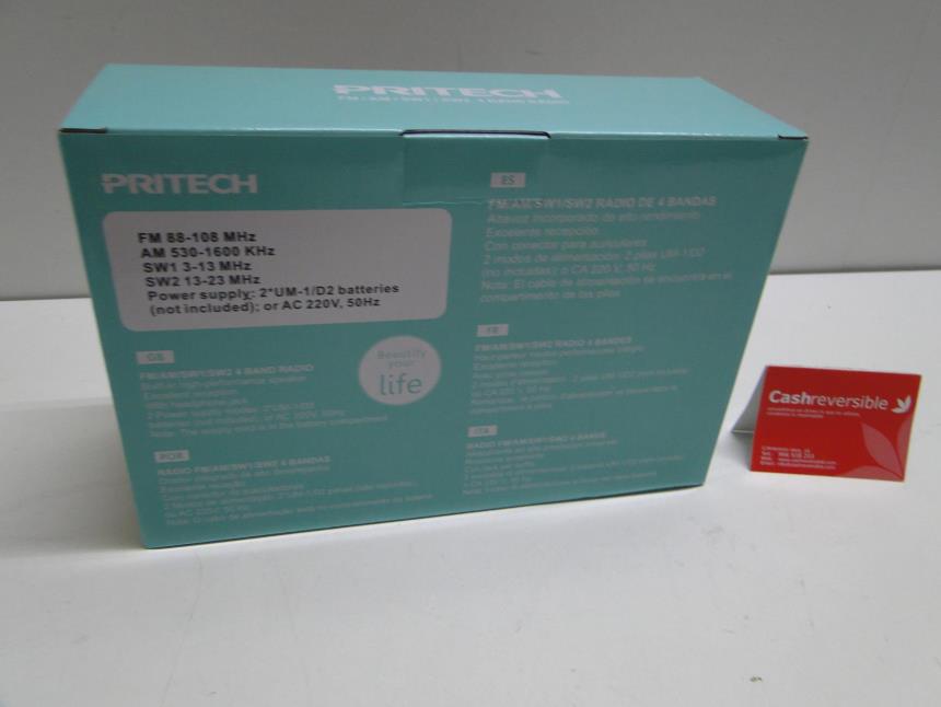 RADIO MULTIBANDA CON ALTAVOZ A ESTRENAR