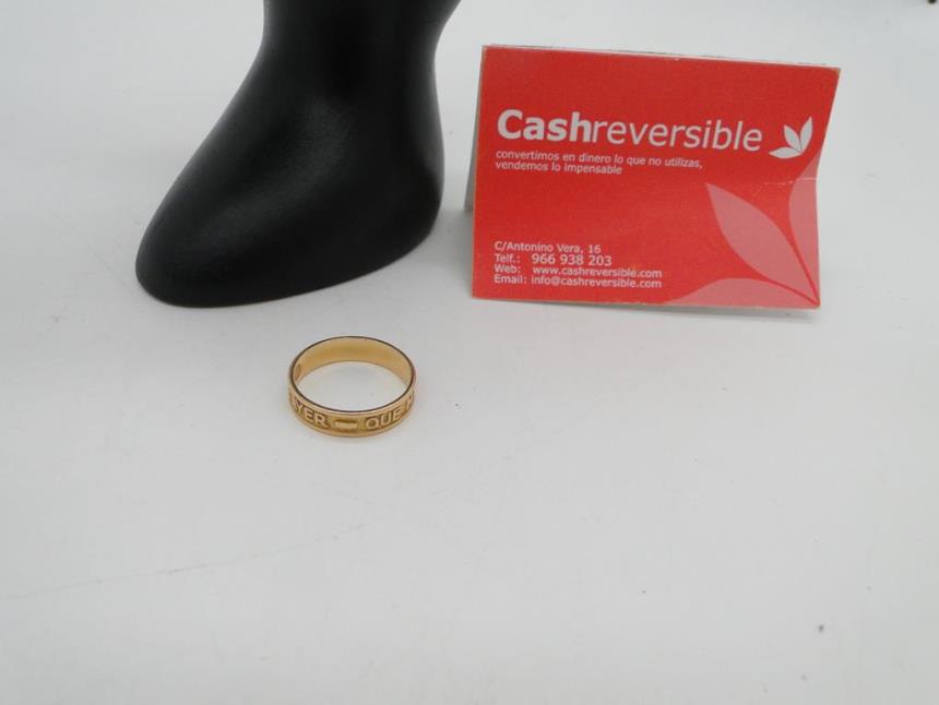 ANILLO DE ORO DE 18 K