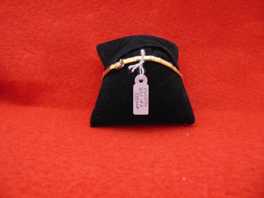 PULSERA PLANA DE ORO DE 18K