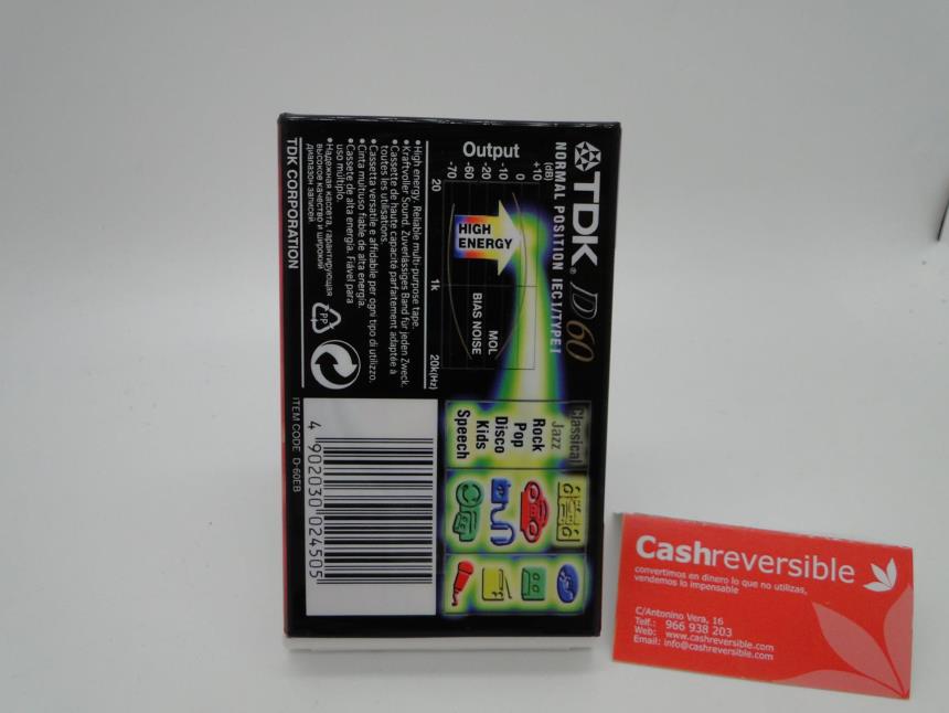 CINTA DE CASETTE NUEVA