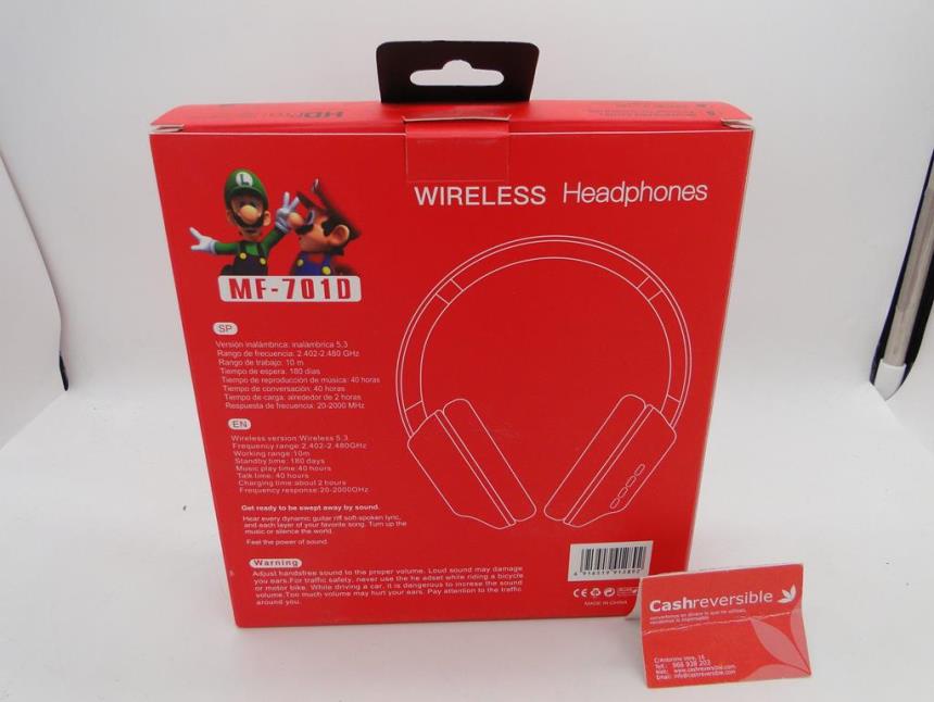 AURICULARES BLUETOOH CON CAJA NUEVOS