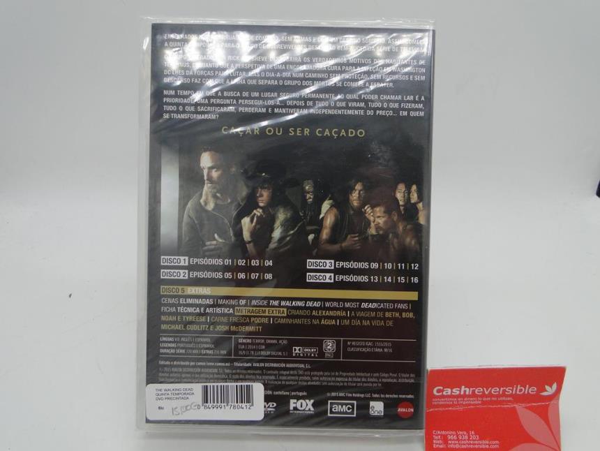THE WALKING DEAD DVD NUEVA