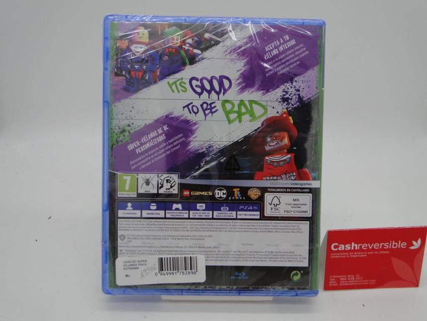 LEGO DC SUPER VILLANOS PS4 A ESTRENAR
