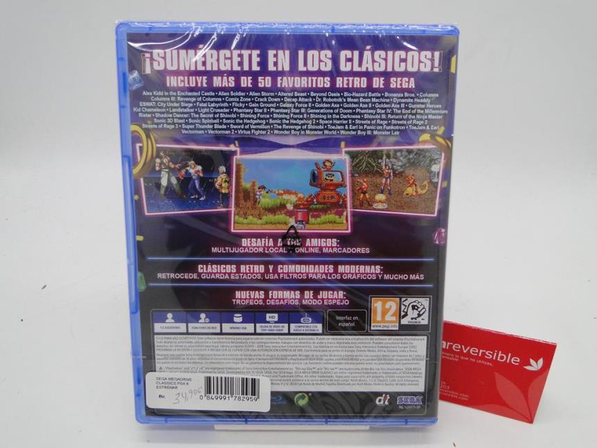SEGA MEGADRIVE CLASSICS PS4 A ESTRENAR