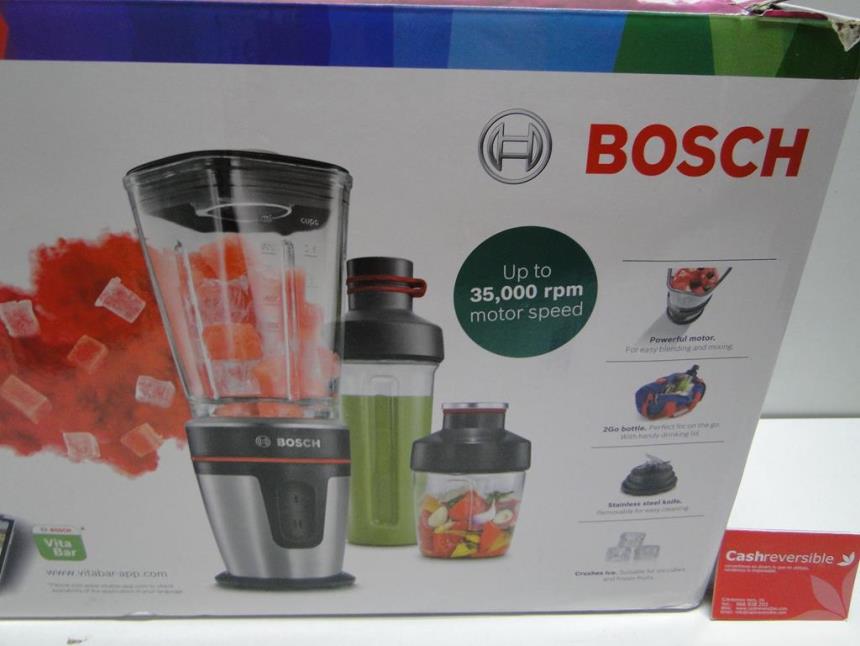 BATIDORA DE VASO DE CRISTAL CON CAJA