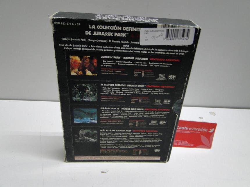 PACK JURASSIC PARK DVD