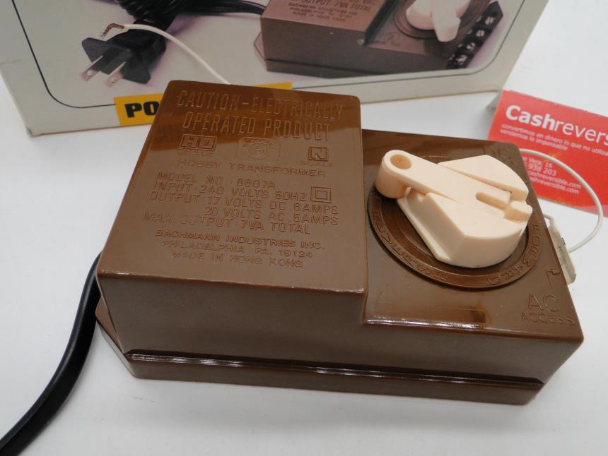 TRANSFORMADOR PARA TREN VINTAGE CON CAJA