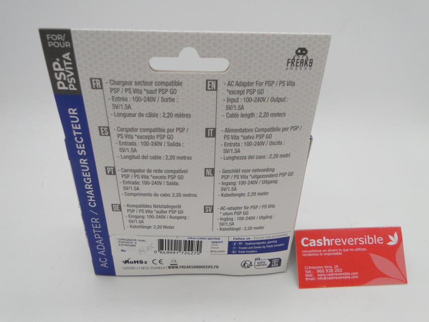 CARGADOR DUAL PSP/VITA A ESTRENAR