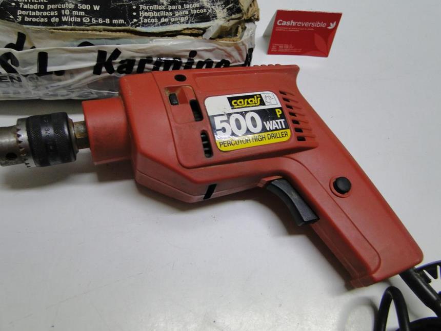 TALADRO CON ACCESORIOS Y CAJA