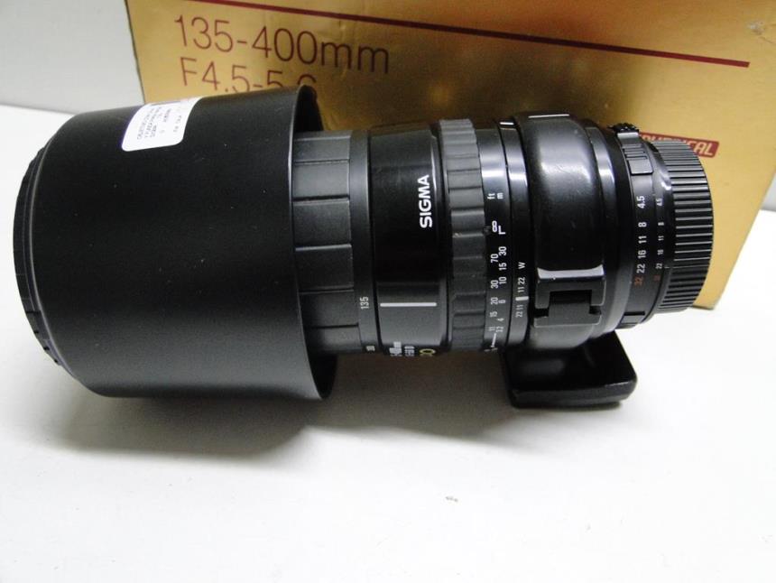 OBJETIVO CON CAJA Y FUNDA PARA NIKON