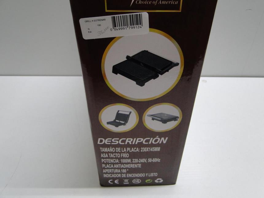 GRILL PEQUEÑO APERTURA 180º A ESTRENAR