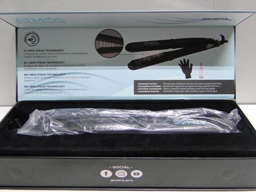 PLANCHA DE PELO A VAPOR SEMINUEVA