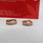 PENDIENTES DE ORO 18K CON PIEDRAS