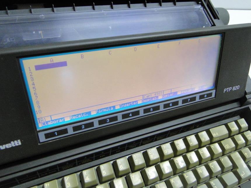 MAQUINA DE ESCRIBIR VINTAGE CON LCD