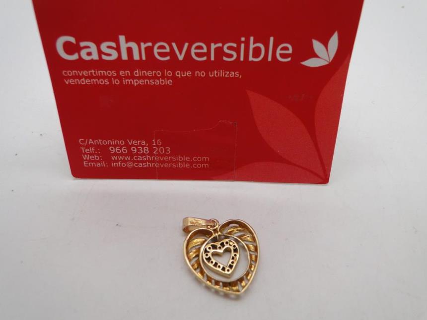COLGANTE DE ORO 18K CON PIEDRAS