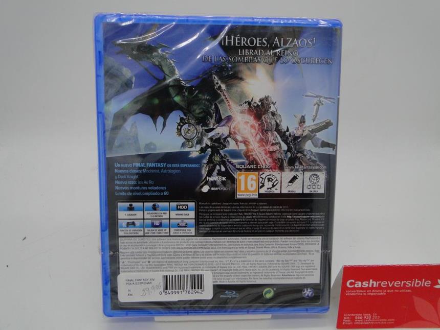 FINAL FANTASY XIV PS4 A ESTRENAR