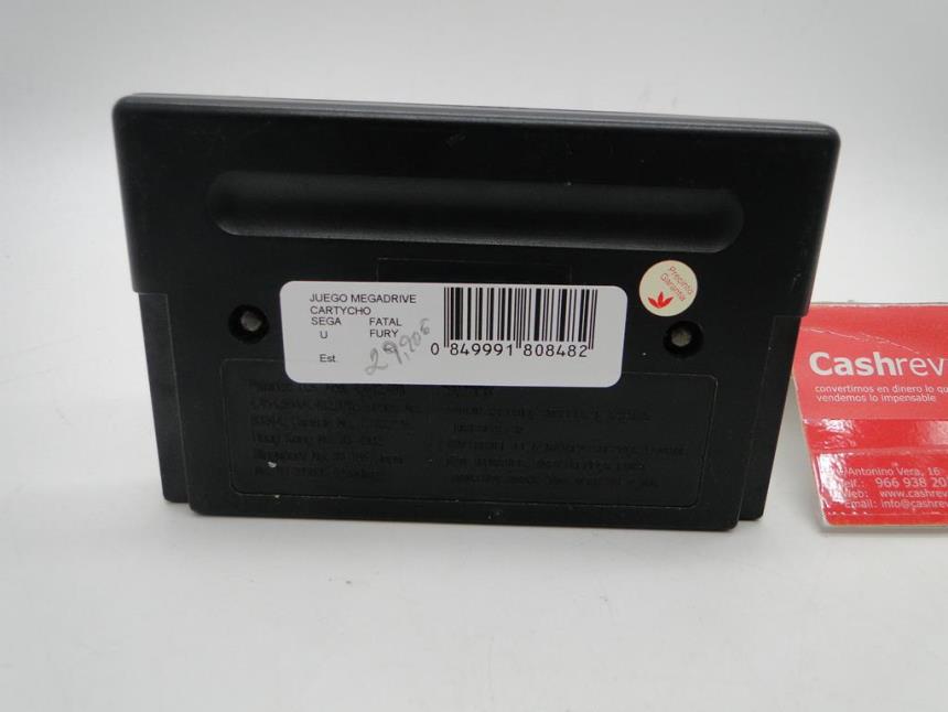 JUEGO MEGADRIVE CARTUCHO