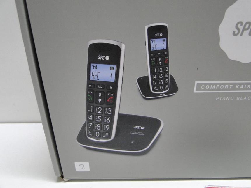 TELEFONO FIJO DUO INALAMBRICO CON CAJA