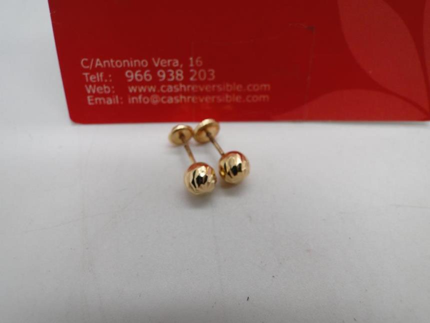 PENDIENTES DE ORO DE 18K