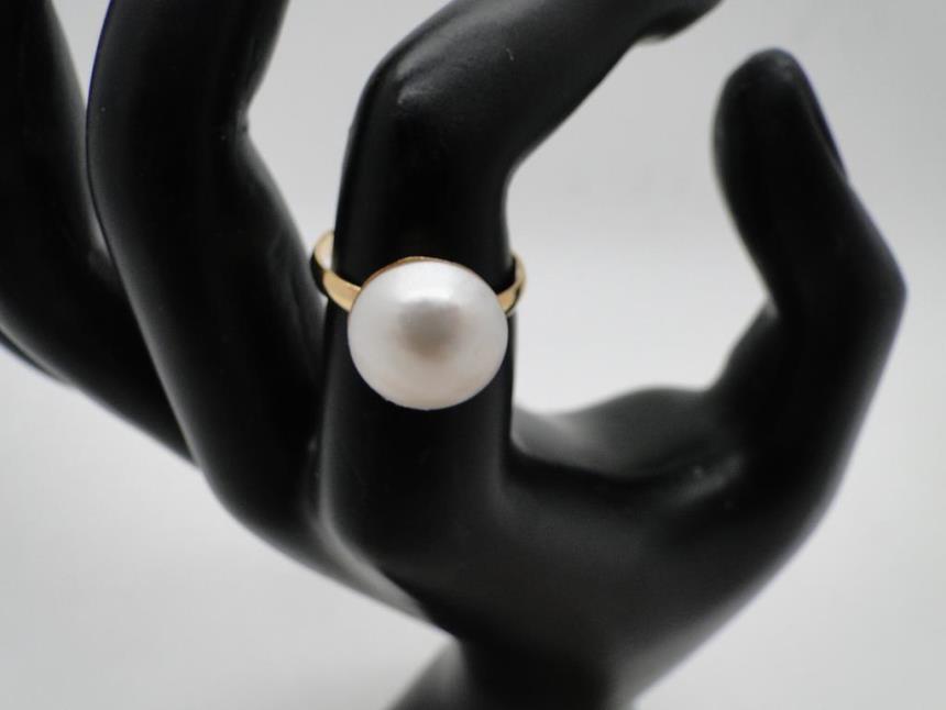 ANILLO ORO 18K CON PERLA