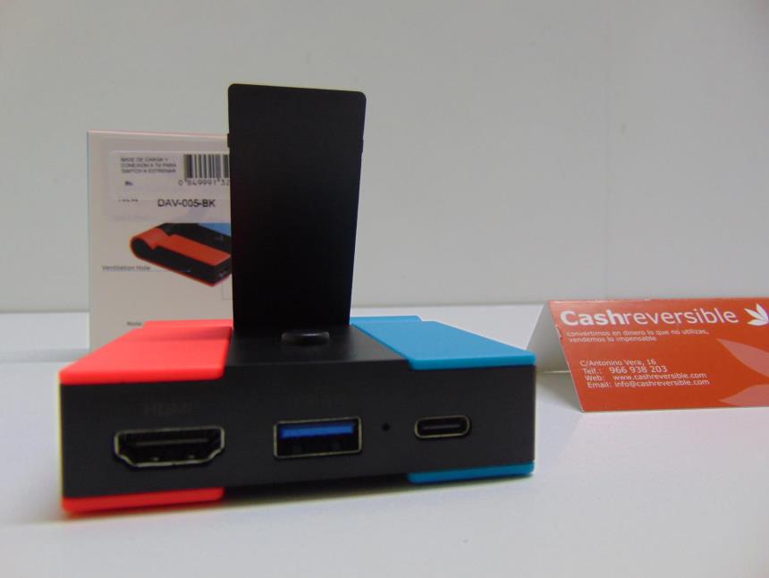 BASE DE CARGA Y CONEXION A TV PARA SWITCH A ESTRENAR