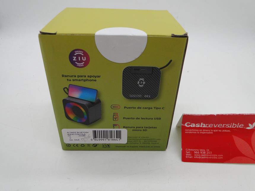 ALTAVOZ BLUETOOH CON CAJA NUEVO