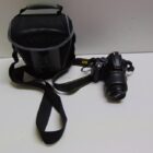 CAMARA FOTOS CON FUNDA Y 18-55MM