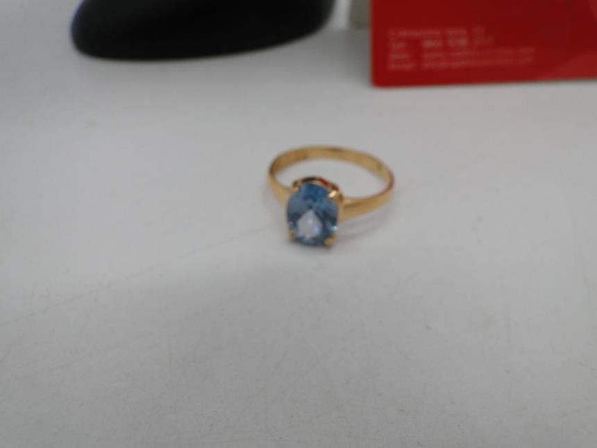 ANILLO ORO 18K CON PIEDRA