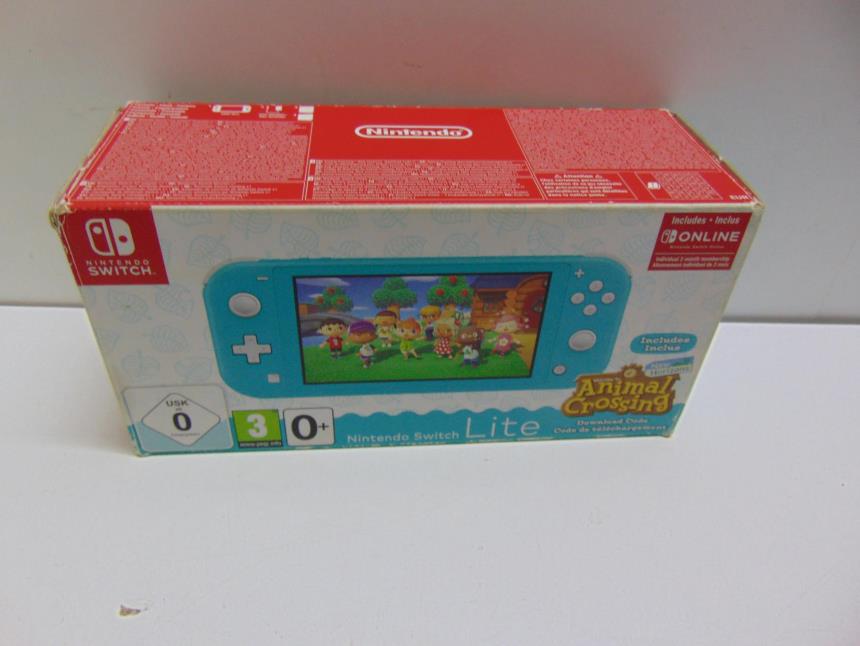 NINTENDO SWITCH LITE CON CAJA