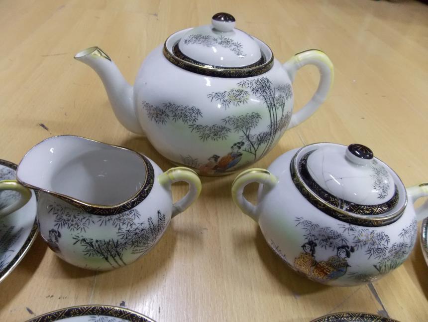 JUEGO DE TE DE PORCELANA