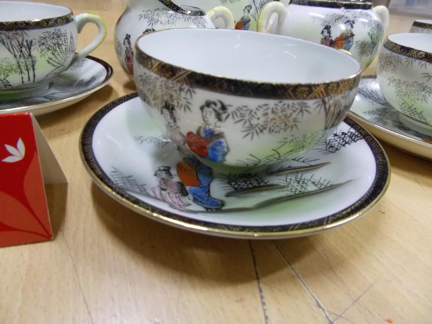 JUEGO DE TE DE PORCELANA
