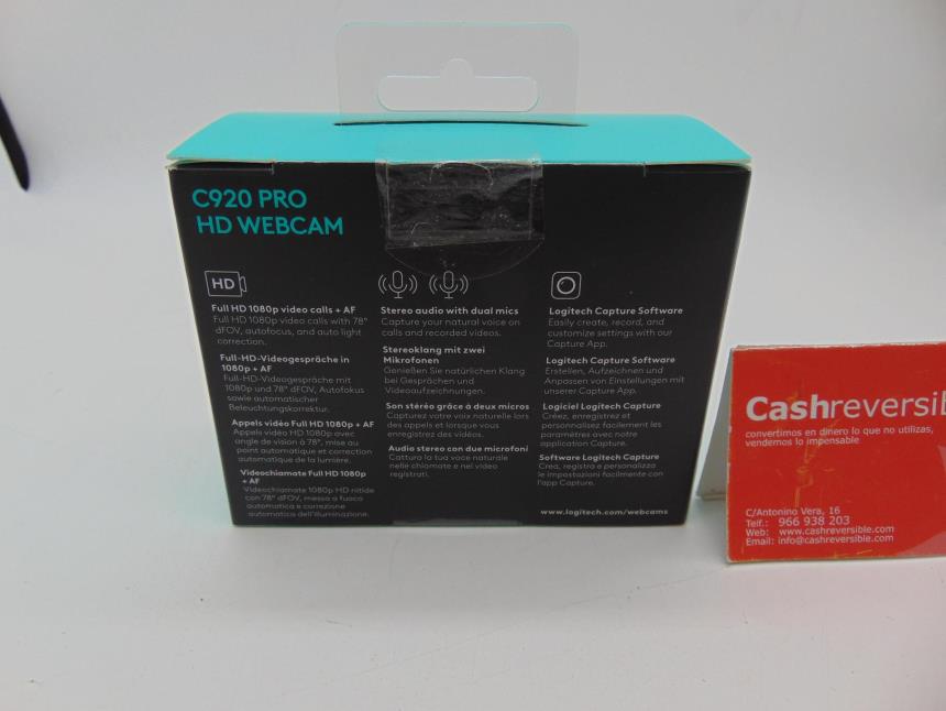 CAMARA WEBCAM CON CAJA SEMINUEVA