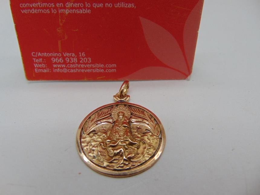 MEDALLA DE ORO 14K