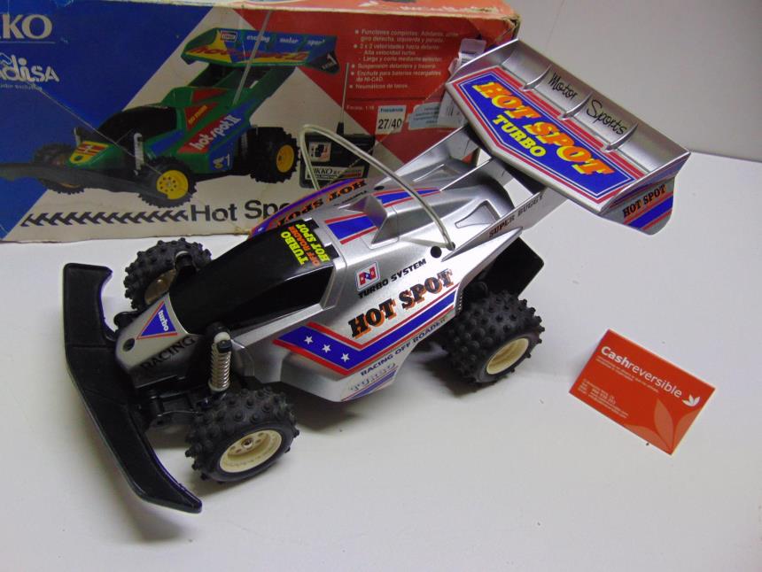 COCHE RADIOCONTROL VINTAGE CON CAJA