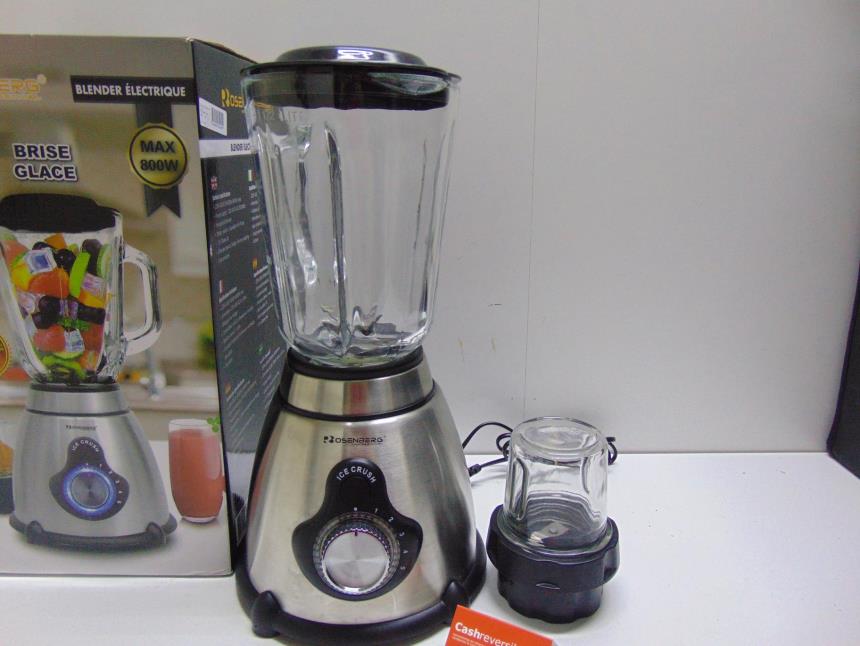 BATIDORA VASO DE CRISTAL CON CAJA SEMINUEVA