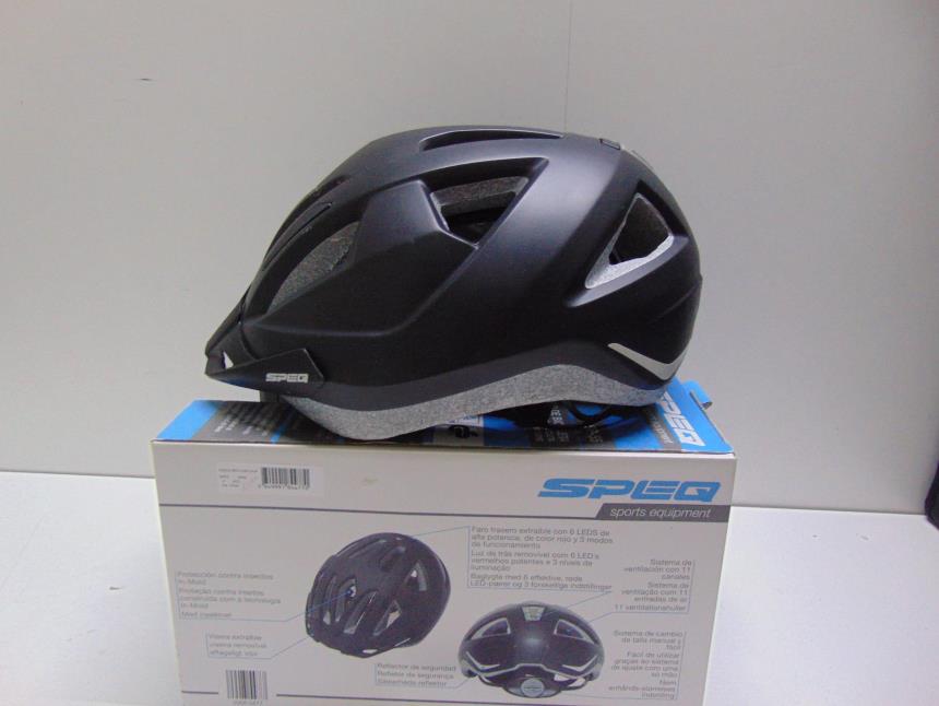 CASCO BICI CON CAJA SEMINUEVO TALLA M-L